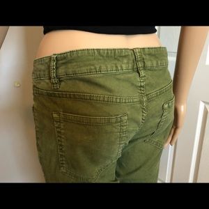 H&M Army Green Corduroy Pants - Size 8